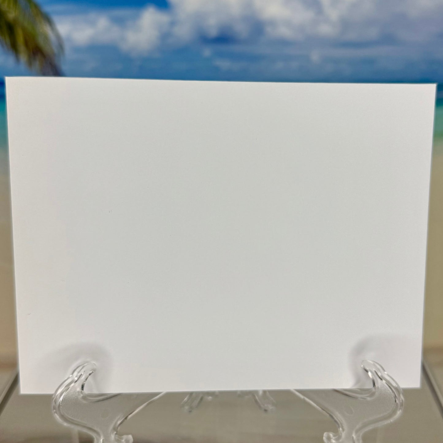 Back of a greeting card with butterflies and the message ‘Everything Will Be Okay’.