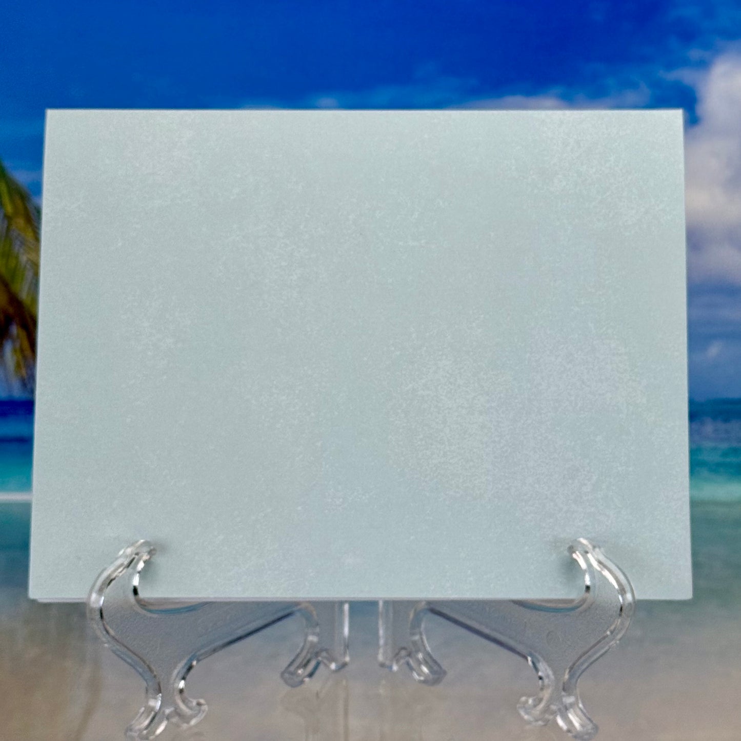 The back of our "Enjoy Your Special Day" greeting card 