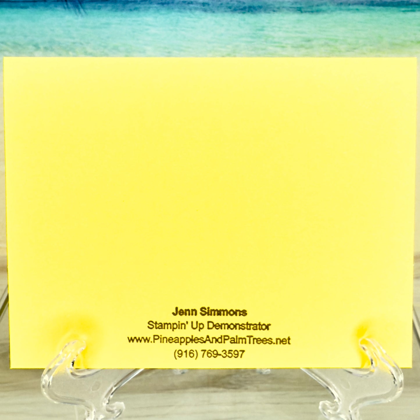 Matching envelope for the ‘Hello, Peel Better Soon’ greeting card.