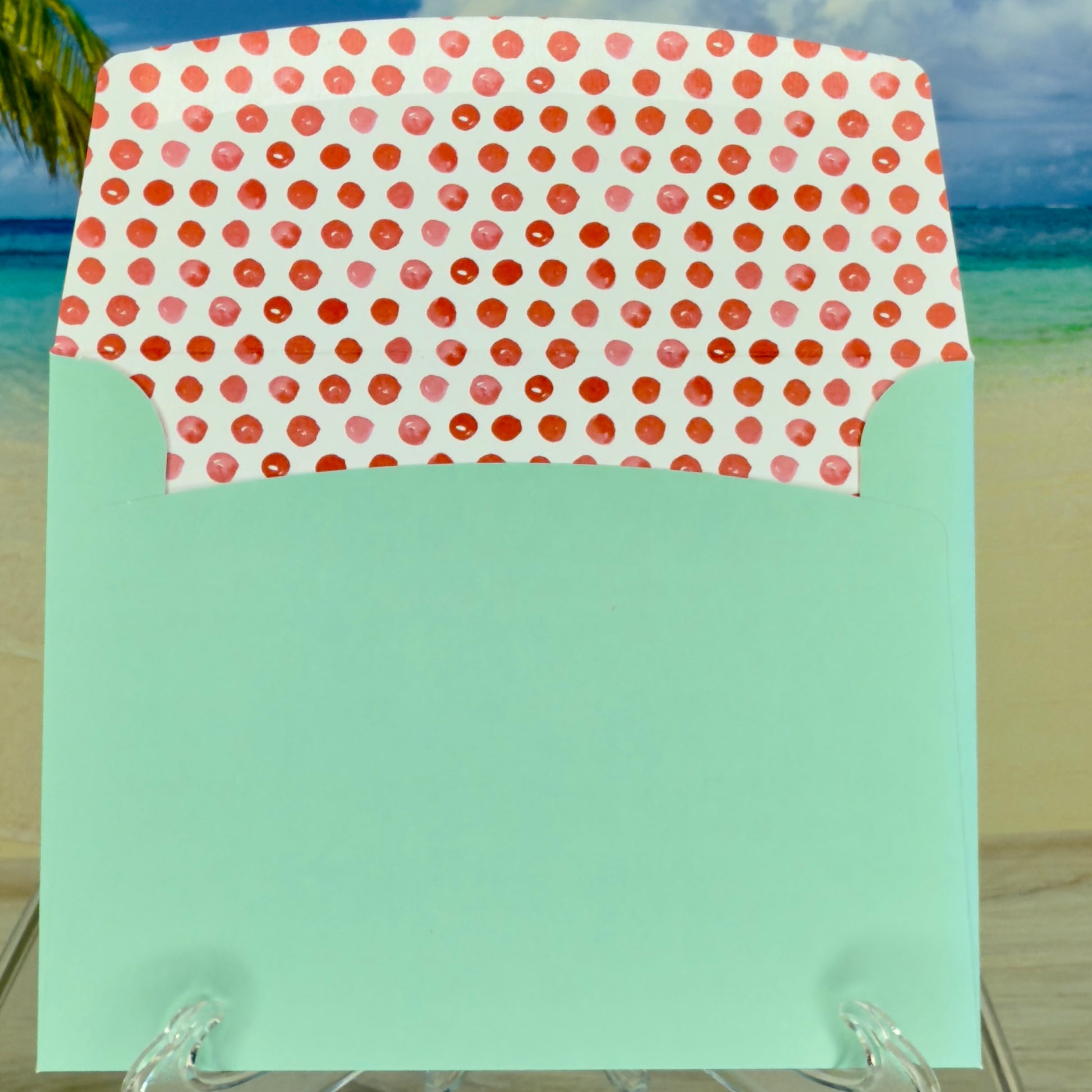  ‘Hello, Peel Better Soon’ greeting card envelope — flap closure made from quality cardstock.

