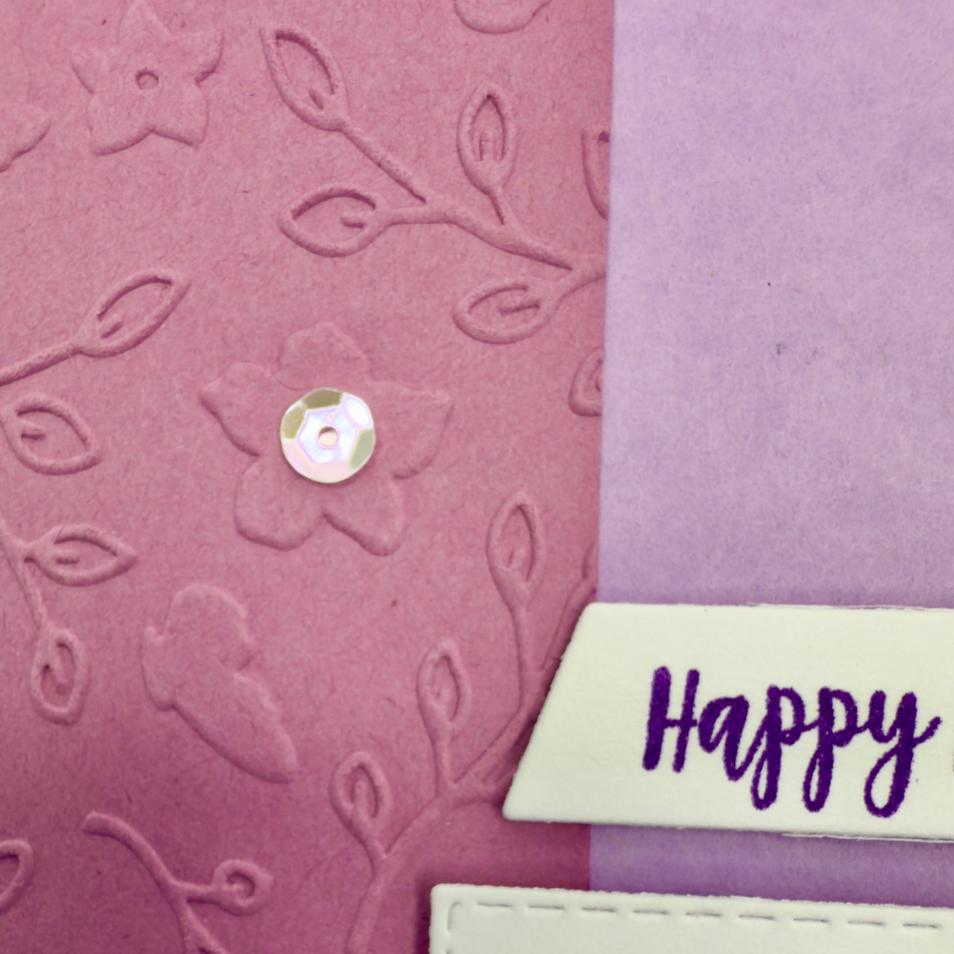 Details of a soft pink greeting card with ‘Happy Mother’s Day’ in elegant script, shown with its matching envelope — a sweet and handcrafted card for Mom.