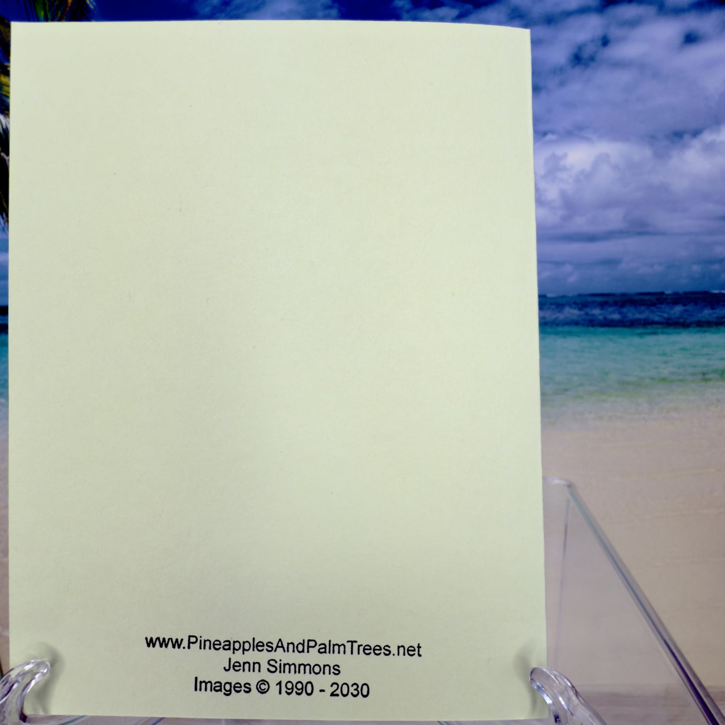 Hand-crafted greeting card in green and lavender hues with the message ‘Happy Mother’s Day,’ shown with its matching envelope — elegant and loving floral design.