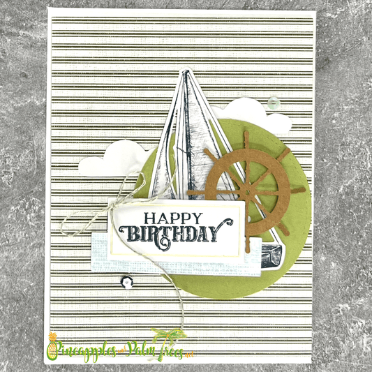 Greeting Card: Happy Birthday - sail boat