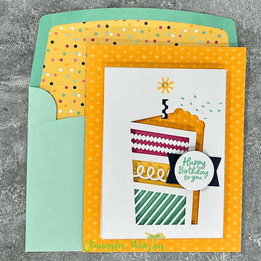 Greeting Card: Happy Birthday to You - cake