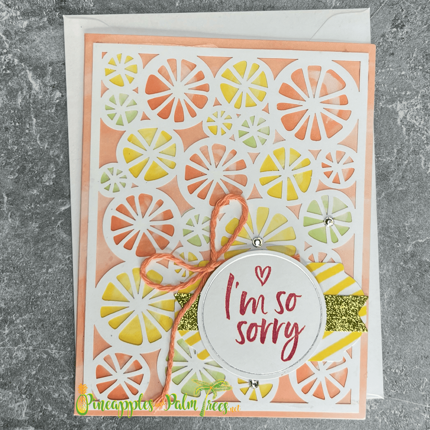 Greeting Card: I'm So Sorry - citrus