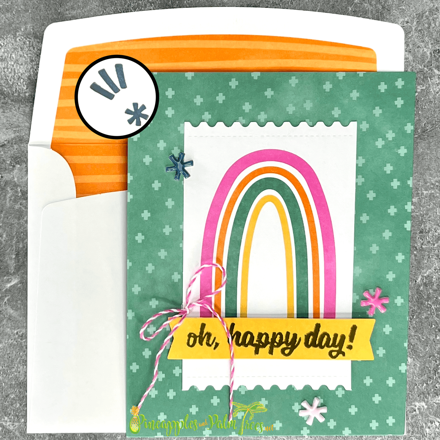 Greeting Card: Oh, Happy Day! - rainbow