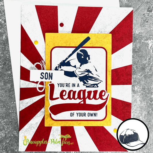 Greeting Card: Son You're in a League of Your Own - baseball