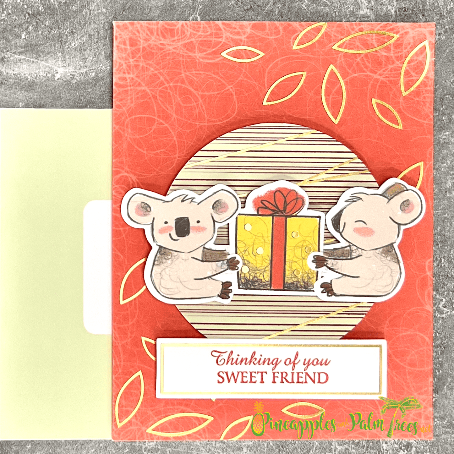 Greeting Card: Thinking of You Sweet Friend - koalas