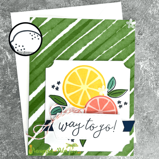 Greeting Card: Way to Go! - citrus