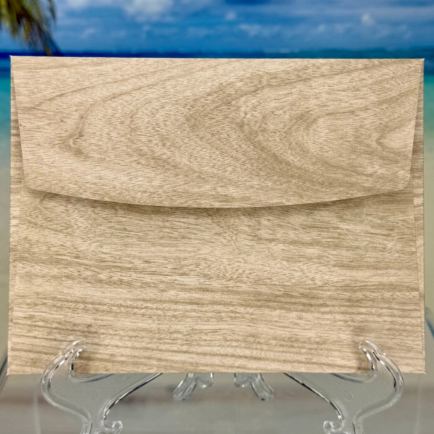 Greeting card envelope, perfect for birthdays, thank-you notes, or heartfelt messages.