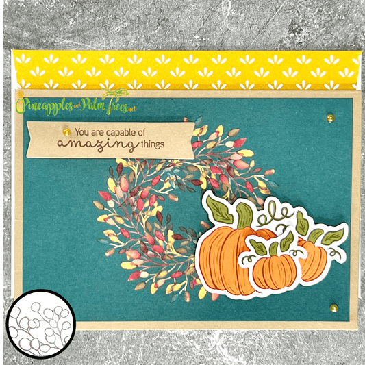 Greeting Card: You Are Capable of Amazing Things - pumpkins