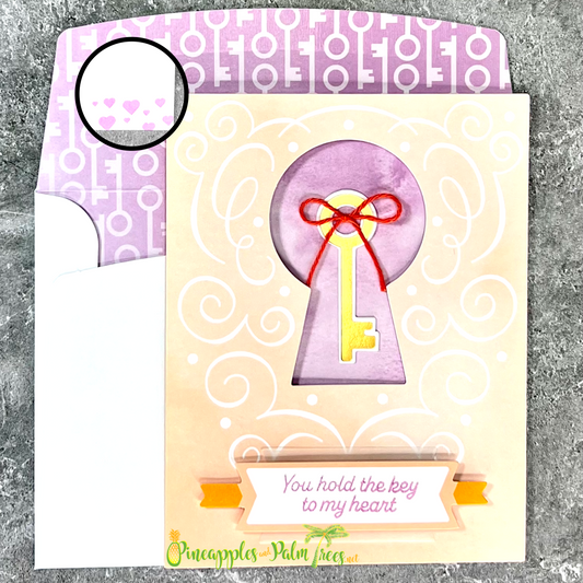 Greeting Card: You Hold the Key to My Heart - key