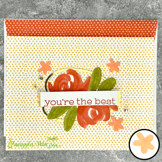 Greeting Card: You're the Best - water color floral
