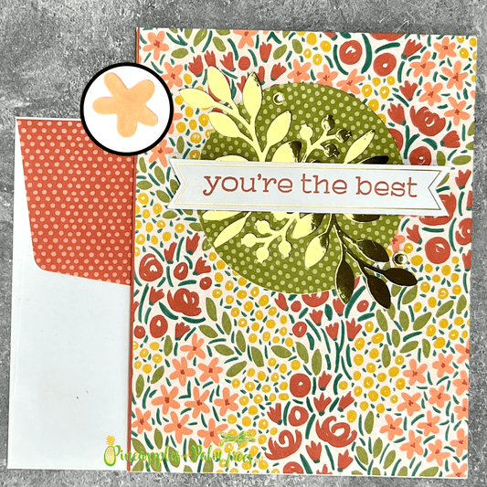 Greeting Card: You're the Best - floral