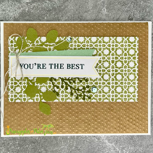 Greeting Card: You're the Best - lattice