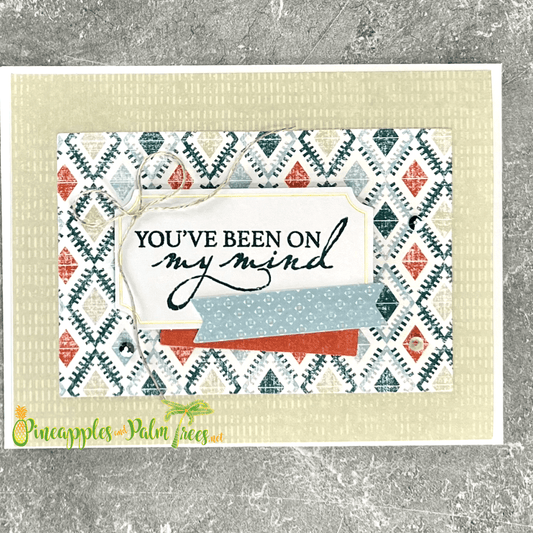 Greeting Card: You've Been on My Mind - diamonds