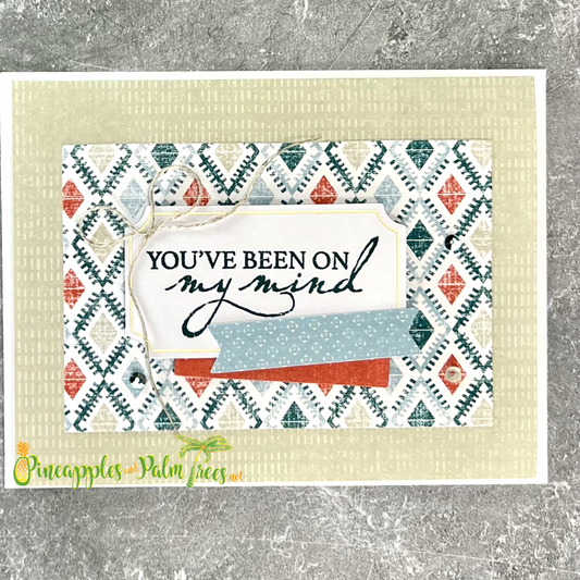 Greeting Card: You've Been on My Mind - diamonds